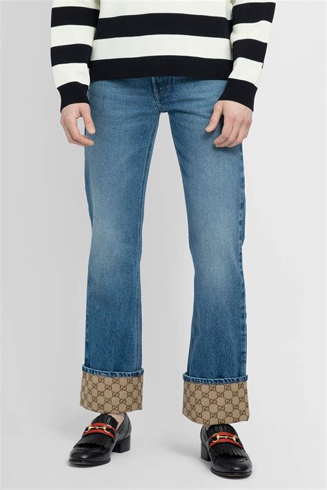 pantalone jeans gucci uomo|gucci denim jeans.